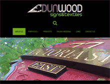 Tablet Screenshot of dunwood.ca